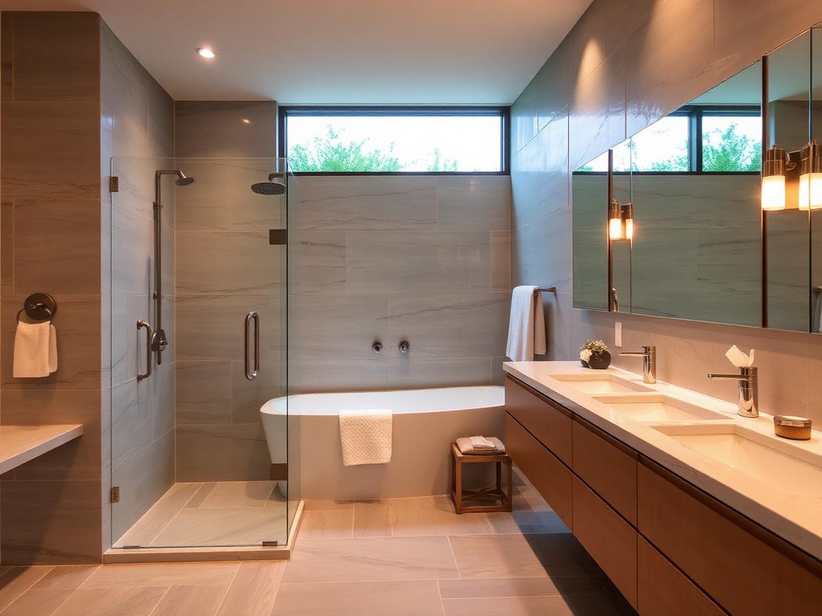 Reforma de baño moderno